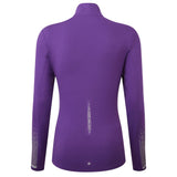 Ronhill Women's Tech Reflect 1/2 Zip Outdoor Action Regal Purple/Reflect- Back