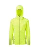 Ronhill Women's Tech Reflect Jacket Outdoor Action Fluo Yellow/Reflect- Front