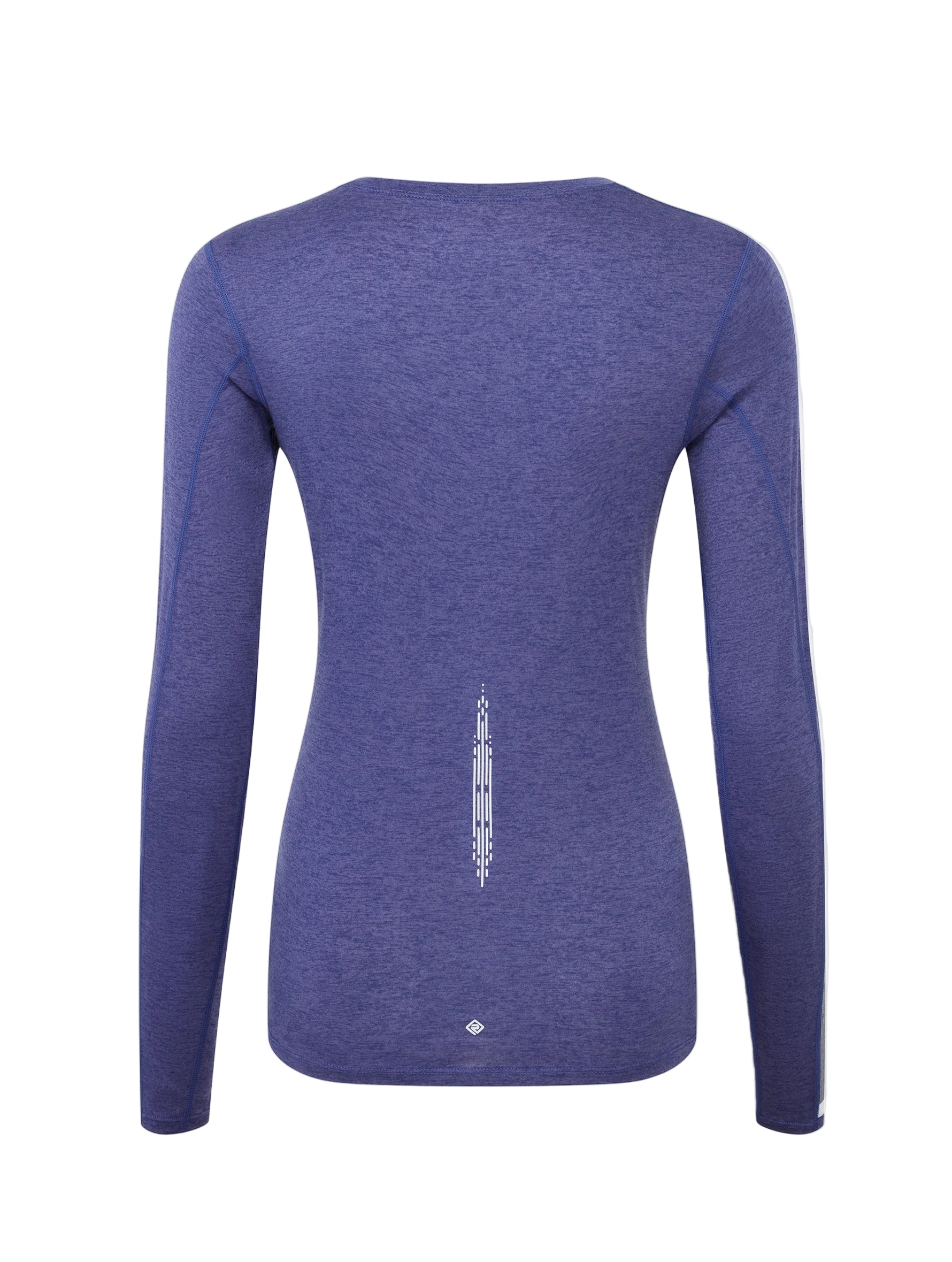Ronhill Women's Tech Reflect L/S Tee Outdoor Action Deep Ocean/Reflect- Back