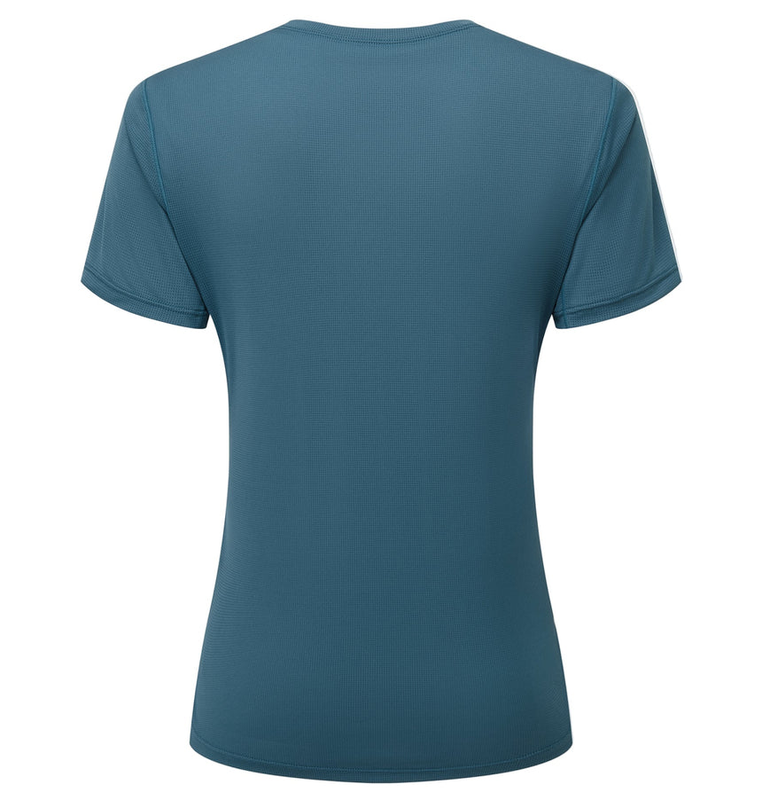 Ronhill Women's Tech S/S Tee Outdoor Action Grape Mallard/Meadow- Back