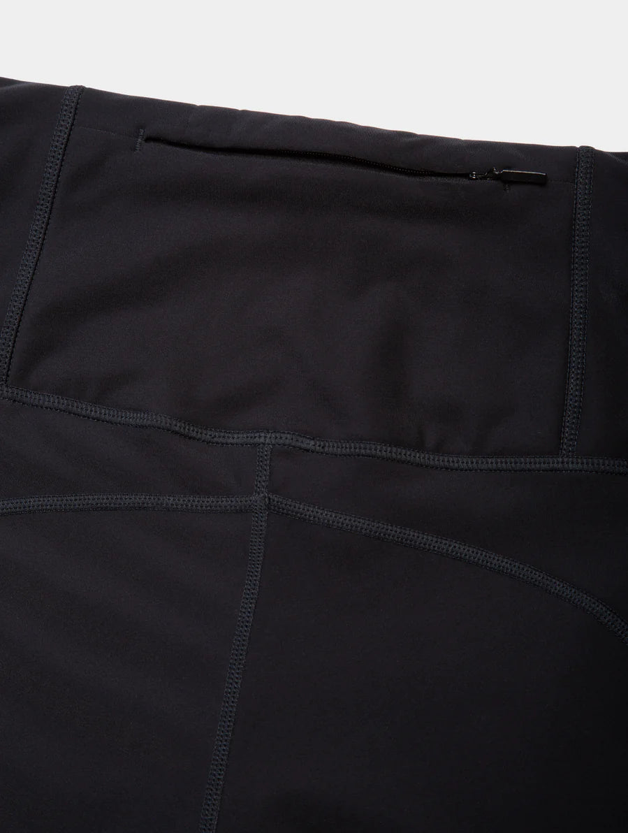 Ronhill Women's Tech Winter Tight Outdoor Action All Black- Secure Back Pocket