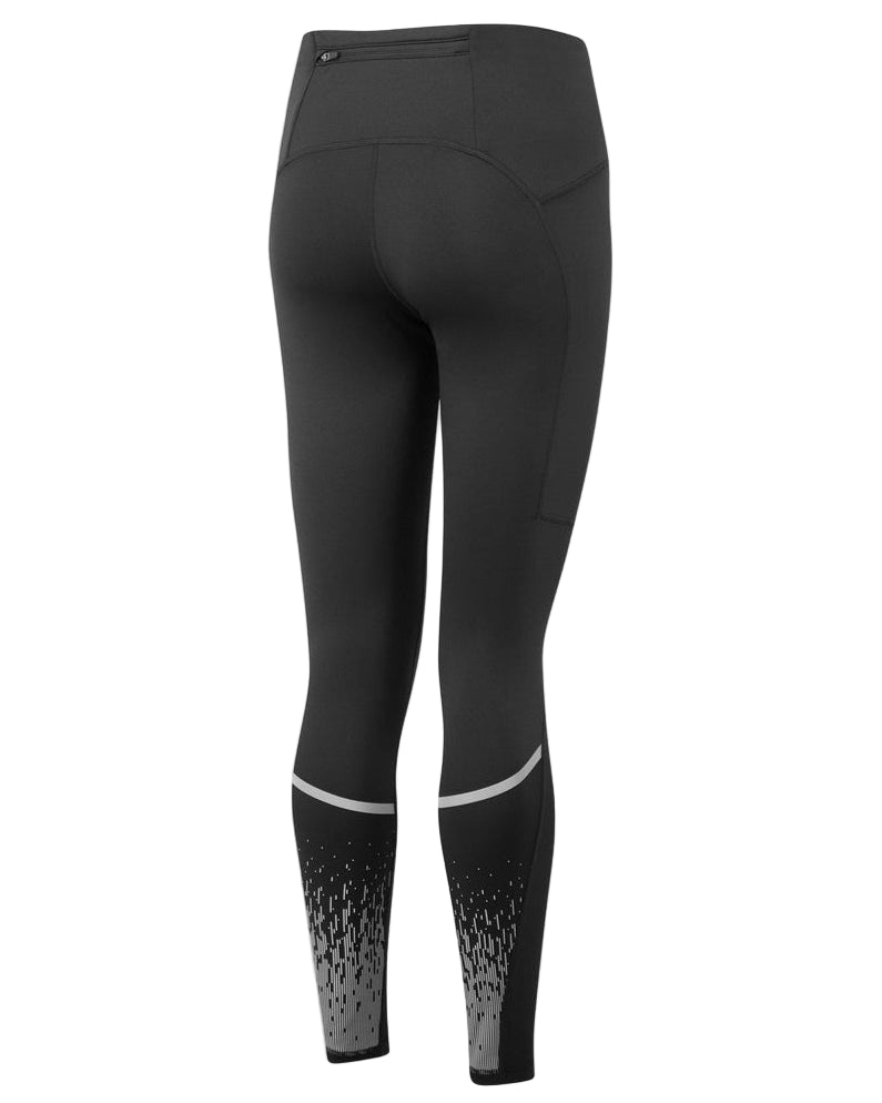 Ronhill Women's Tech Reflect Tight Outdoor Action Black/Reflect- Back