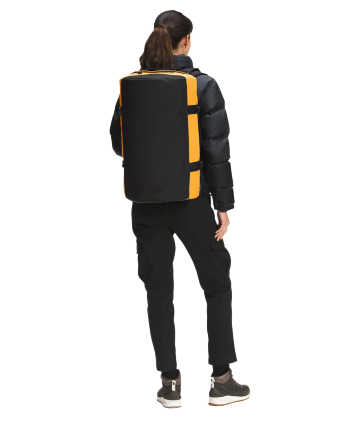 North face base sales camp duffel small yellow