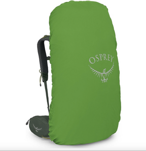 Osprey Kestrel 68 Backpack - bonsai green - rain cover