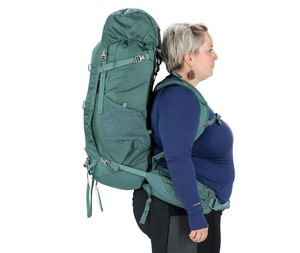 Osprey Viva 65 EF Women's backpack - Outdoor Action - model side