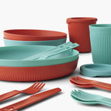 Sea to Summit Passage 2 Person Dinnerware Set- 14 Piece Outdoor Action- Product Image close up
