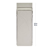 Sea to Summit Silk Blend Sleeping Bag Liner Outdoor Action Metric Grey- Rectangular