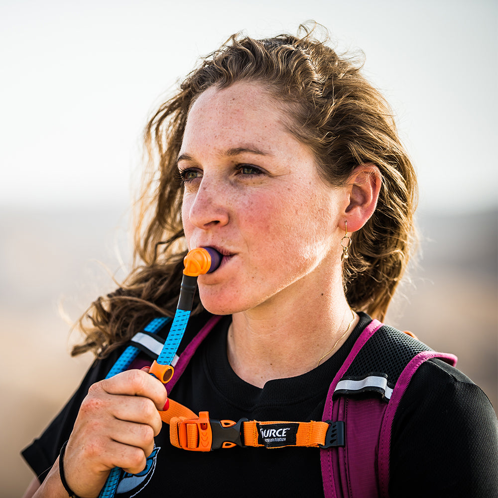 Source Helix Soft Bite Drinking Valve Outdoor Action
