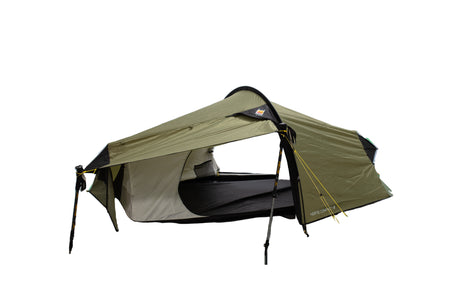 Terra Nova Norte Compact 2 Tent Outdoor Action- Dual zippered awning feature
