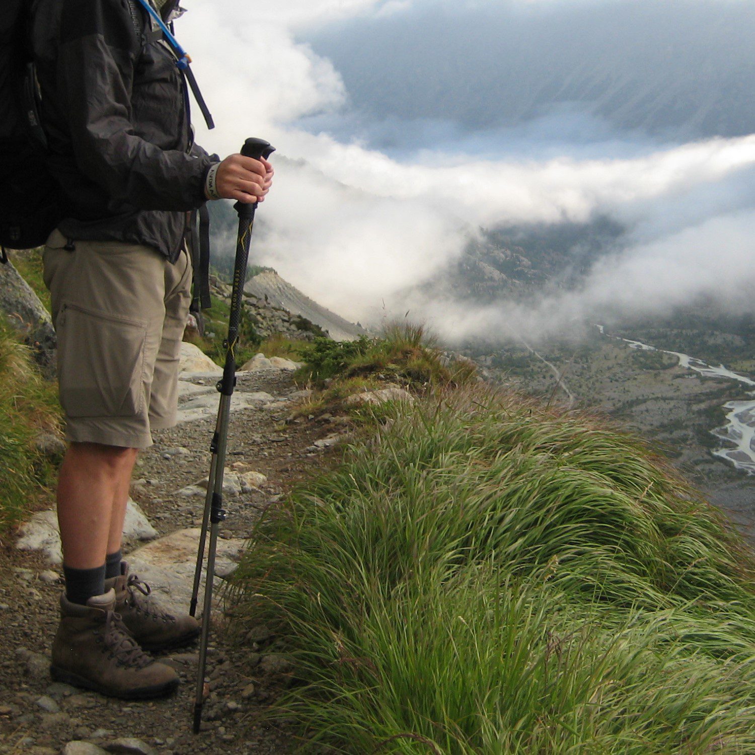Terra Nova Trail Lite Trekking Pole Outdoor Action- Lifestyle 2