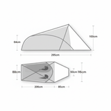 Terra Nova Voyager Lite Tent Outdoor Action- Floor Plan