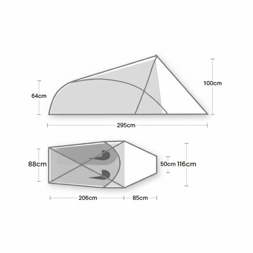 Terra Nova Voyager Lite Tent Outdoor Action- Floor Plan