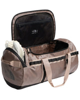 The North Face Base Camp Duffel - Medium in Smokey Brown/TNF Black/Garnet - interior