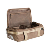 The North Face Base Camp Voyager Duffel 32L in Garnet/Timeless Taupe - interior