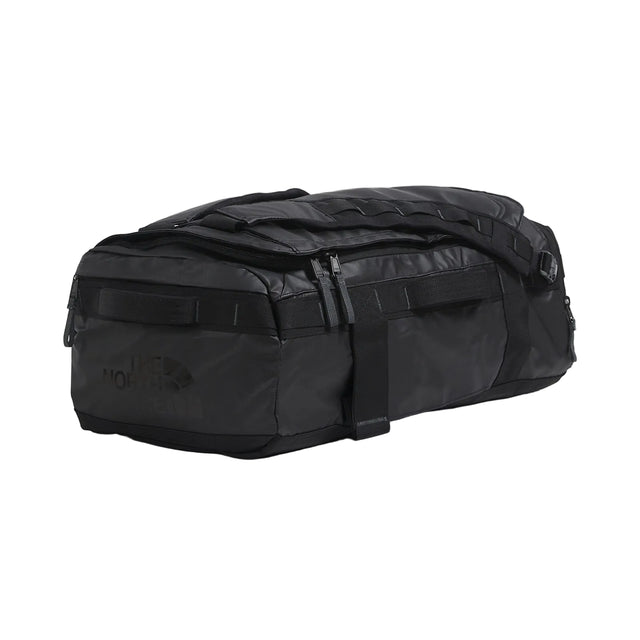 The North Face Base Camp Voyager Duffel 32L in TNF Black/Asphalt Grey - front