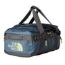 The North Face Base Camp Voyager Duffel 42L in Anthracite Grey/Pigment Yellow - front
