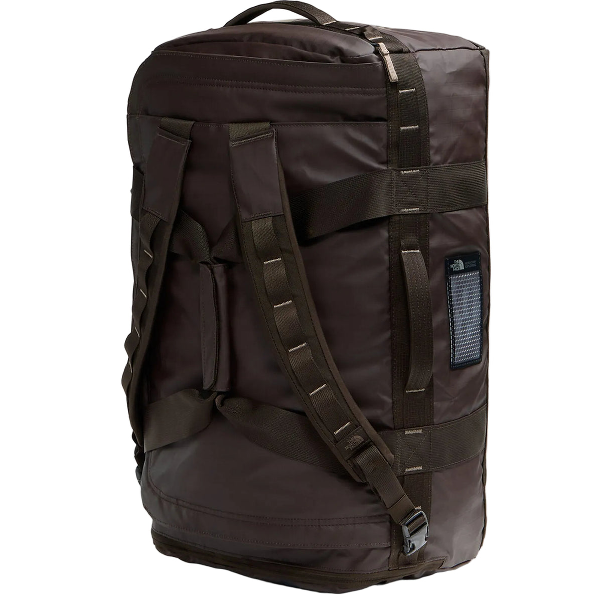 The North Face Base Camp Voyager Duffel 62L in Dark Chestnut/Garnet - back