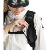 The North Face Borealis Trail Backpack - 26L in TNF Black - worn, phone pocket detail