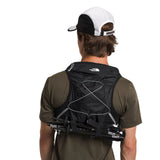 The North Face Sunriser Run Vest 8 in TNF Black/TNF White-NPF - worn, back three-quarter