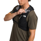 The North Face Sunriser Run Vest 8 in TNF Black/TNF White-NPF - worn, chest strap adjustment detail