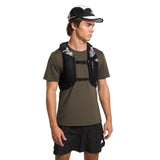 The North Face Sunriser Run Vest 8 in TNF Black/TNF White-NPF - worn, front, full body
