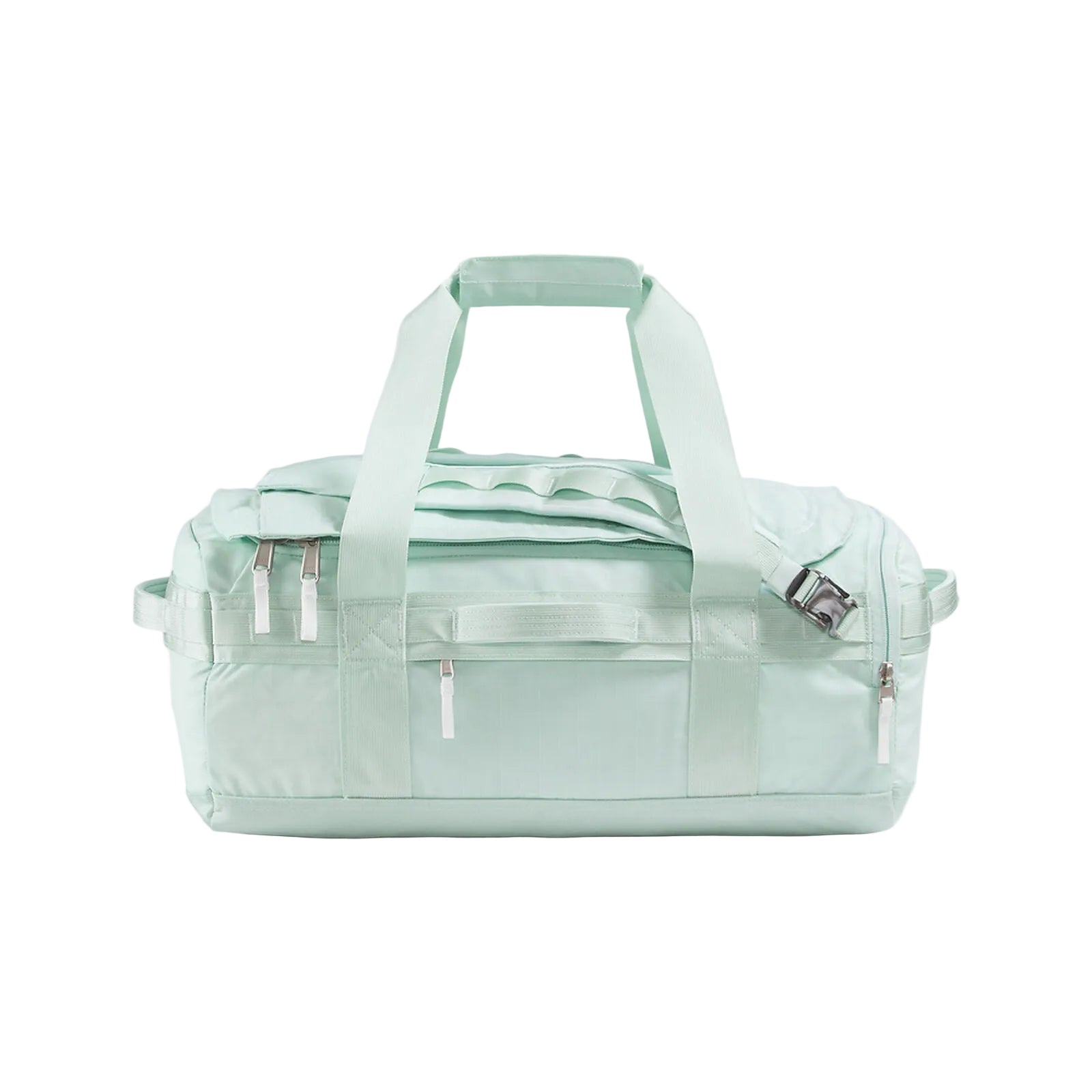 The North Face Base Camp Voyager Duffel 42L Opal Frost-Pearl/Stone White Front