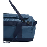 The North Face Base Camp Voyager Duffel 62L Shady Blue/Summit Navy Strap Buckle