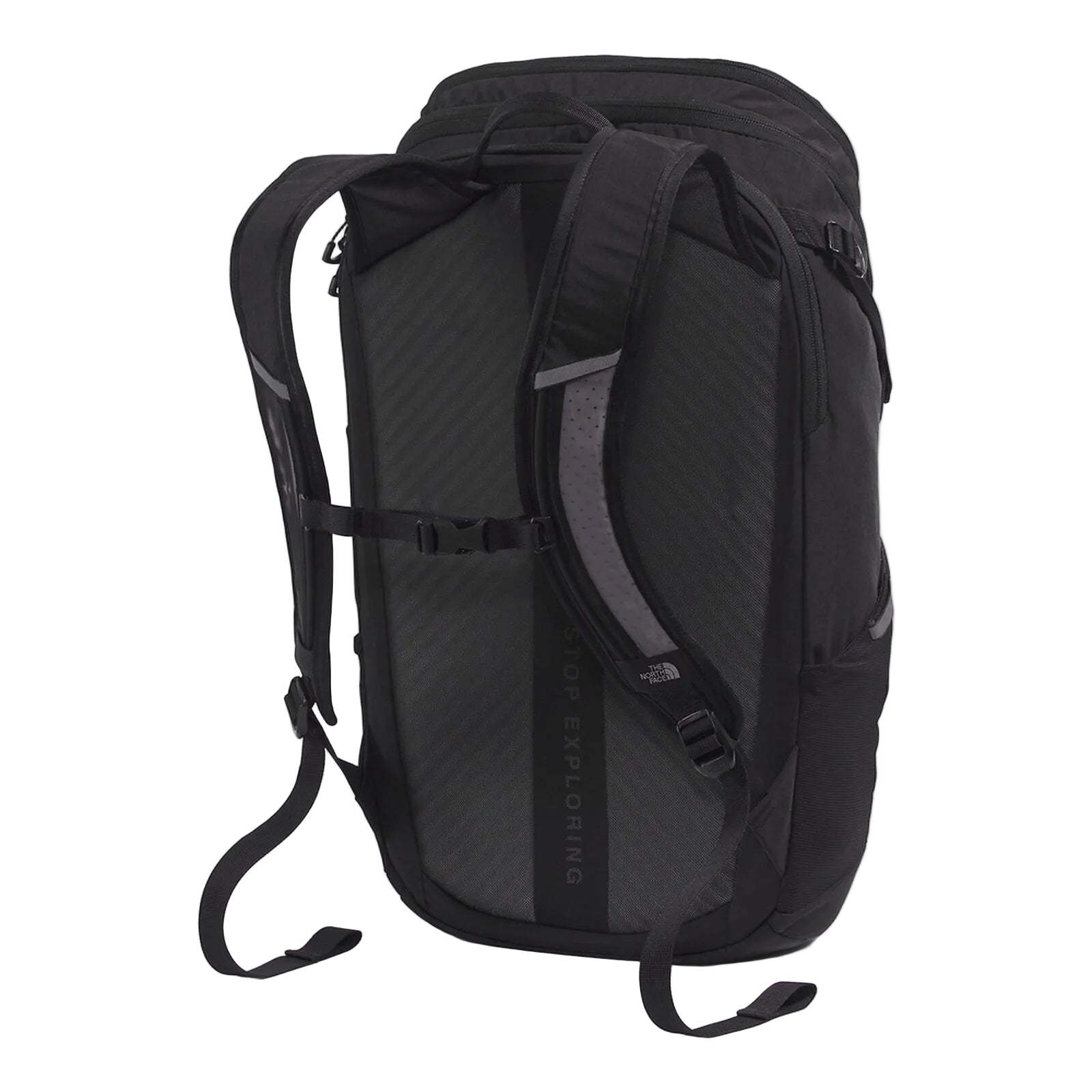 The North Face Kaban LTE Backpack back panel with breathable padding and adjustable shoulder straps