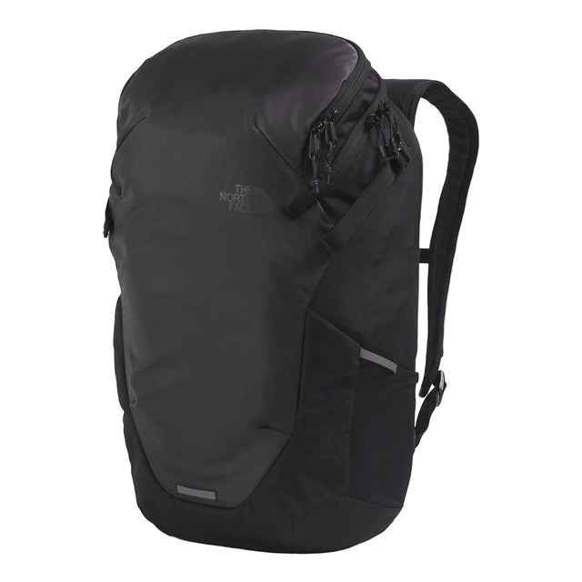 The North Face Kaban LTE Backpack 27L being worn for daily commute, demonstrating comfortable carry and urban versatility