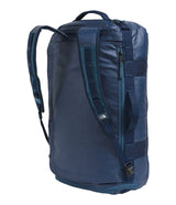 The North Face Voyager Duffel 32L Shady Blue/Summit Navy - top view showing main compartment and removable divider