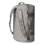 The North Face Voyager Duffel 32L Soapstone/Stone Slab - top view showing main compartment opening and adjustable divider