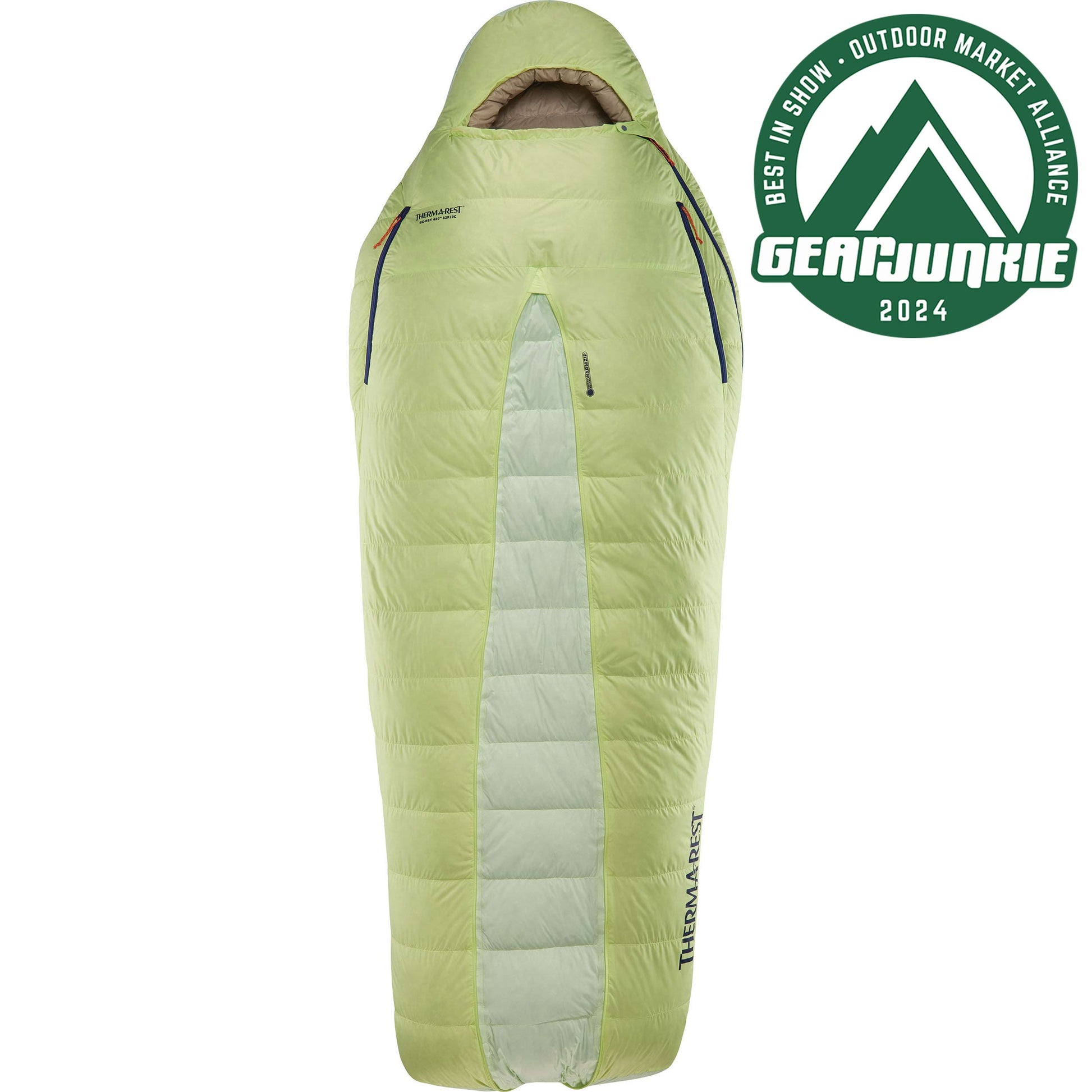 Thermarest Boost 650™ 32F/0C Sleeping Bag Outdoor Action Regular- Unzipped