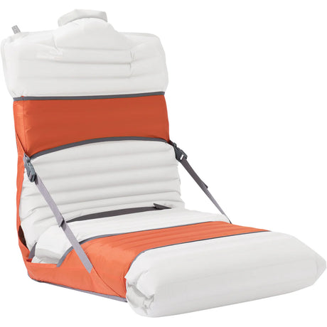 Thermarest Trekker Chair 20 - Tomato Outdoor Action- Front