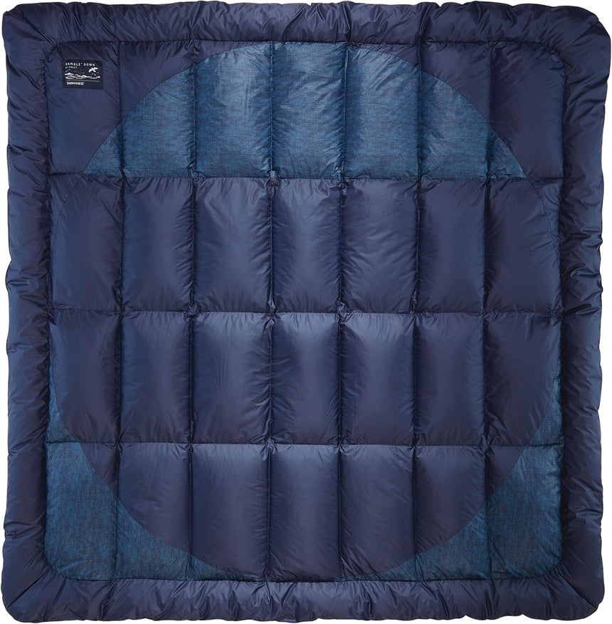 Thermarest nRamble Down Double Blanket Outdoor Action- Flat