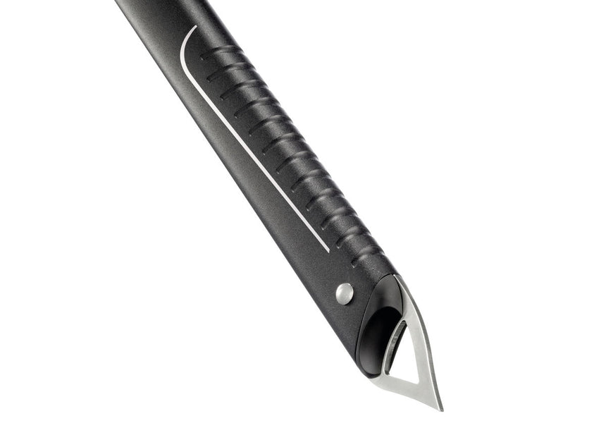 Petzl Summit Outdoor Action - Handle cut into shaft for improved grip