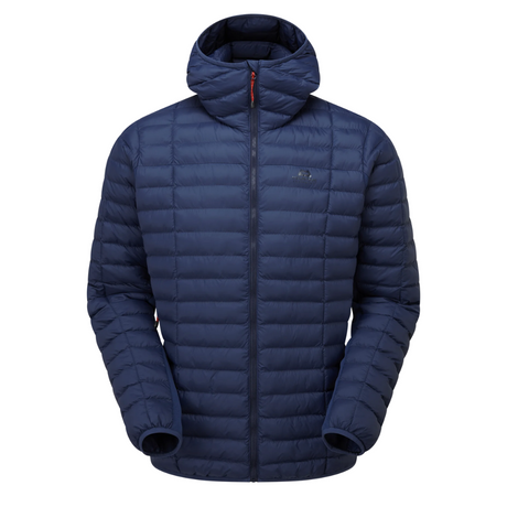 Mountain Equipment Particle Hooded Men's Jacket Outdoor Action Anvil/Obsidian- front
