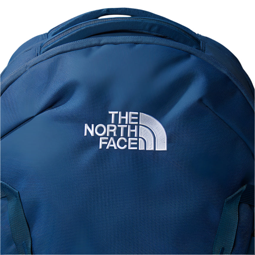 The North Face Vault Backpack Outdoor Action  SHADY BLUE-TNFWHT-NPF- Brand Logo