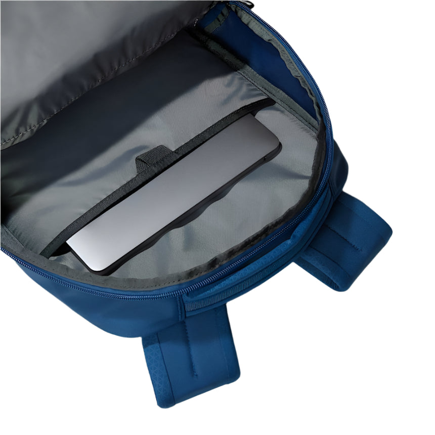 The North Face Vault Backpack Outdoor Action  SHADY BLUE-TNFWHT-NPF- Laptop Compartment