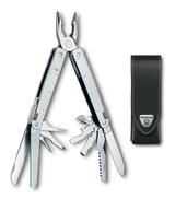 Victorinox Swiss Tool with a black pouch