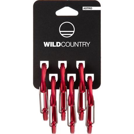 Wild Country Climbing Astro Carabiner 6 Pack