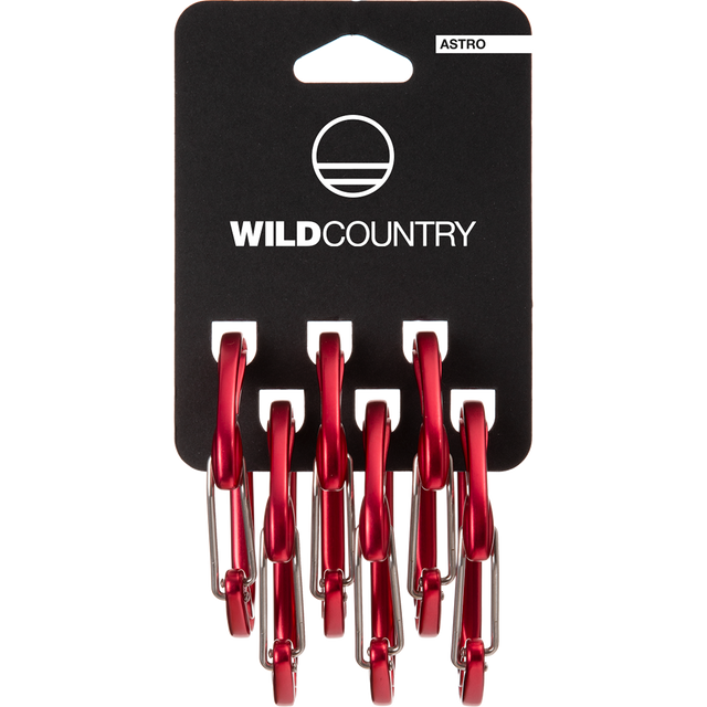 Wild Country Climbing Astro Carabiner 6 Pack