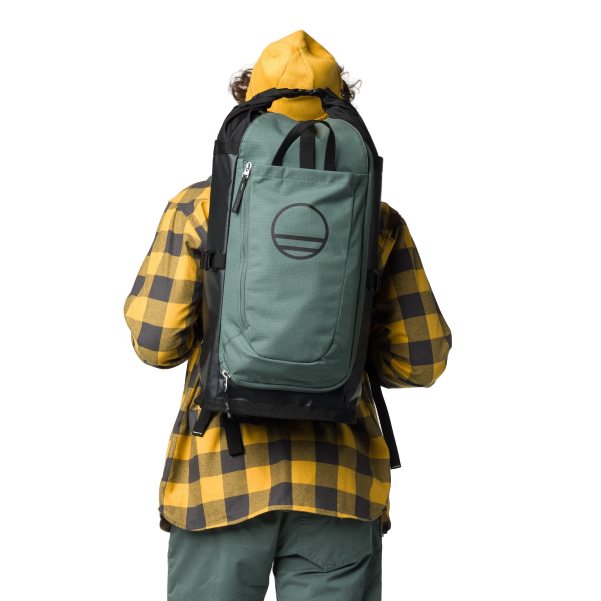 Wild Country Climbing Crag Hauler 25 Backpack Outdoor Action Black/Marsh - Padded belt