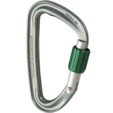 Wild Country Climbing EOS Screwgate Carabiner Outdoor Action Gunmetal/Green - Side
