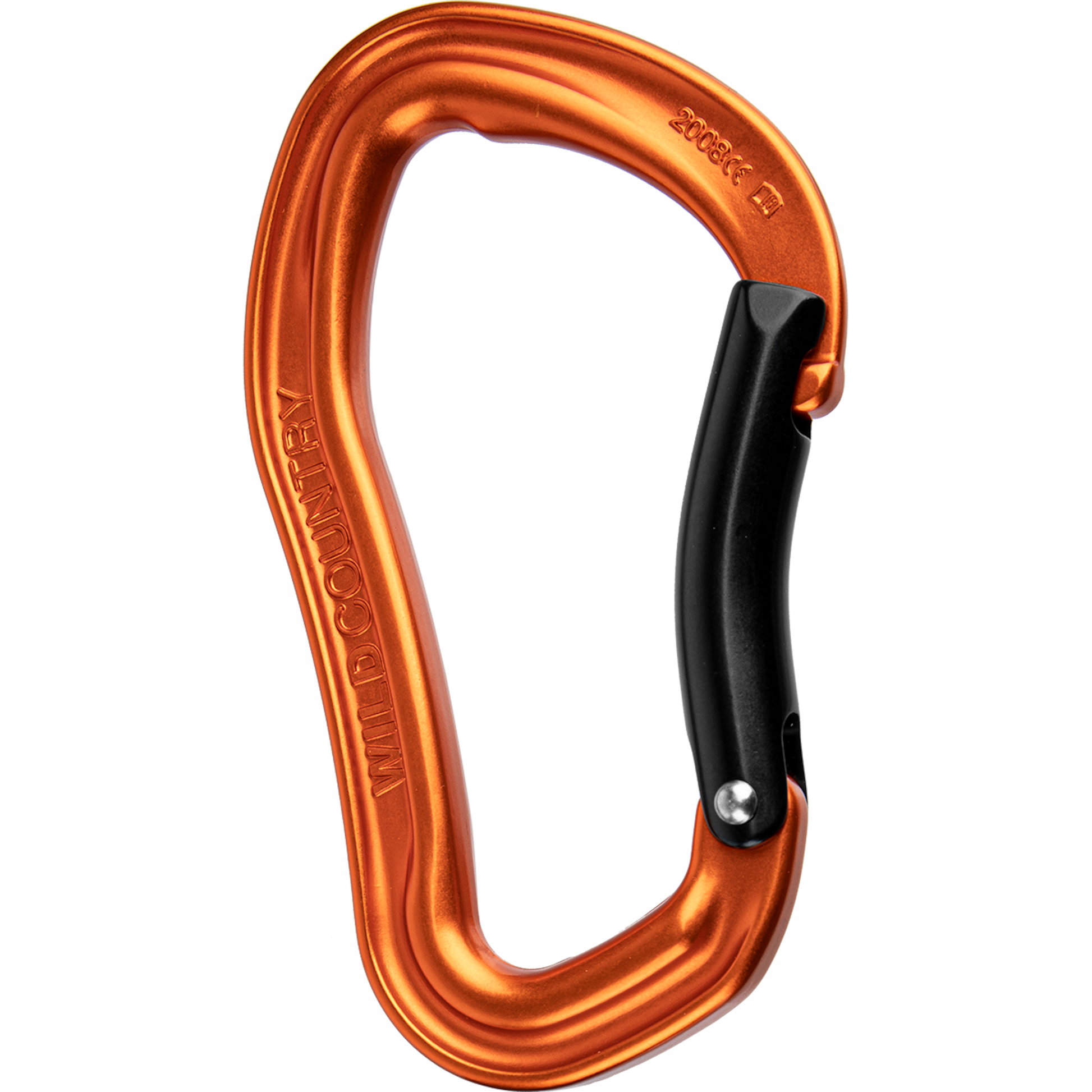 Wild Country Climbing Electron Bent Gate Carabiner - front view