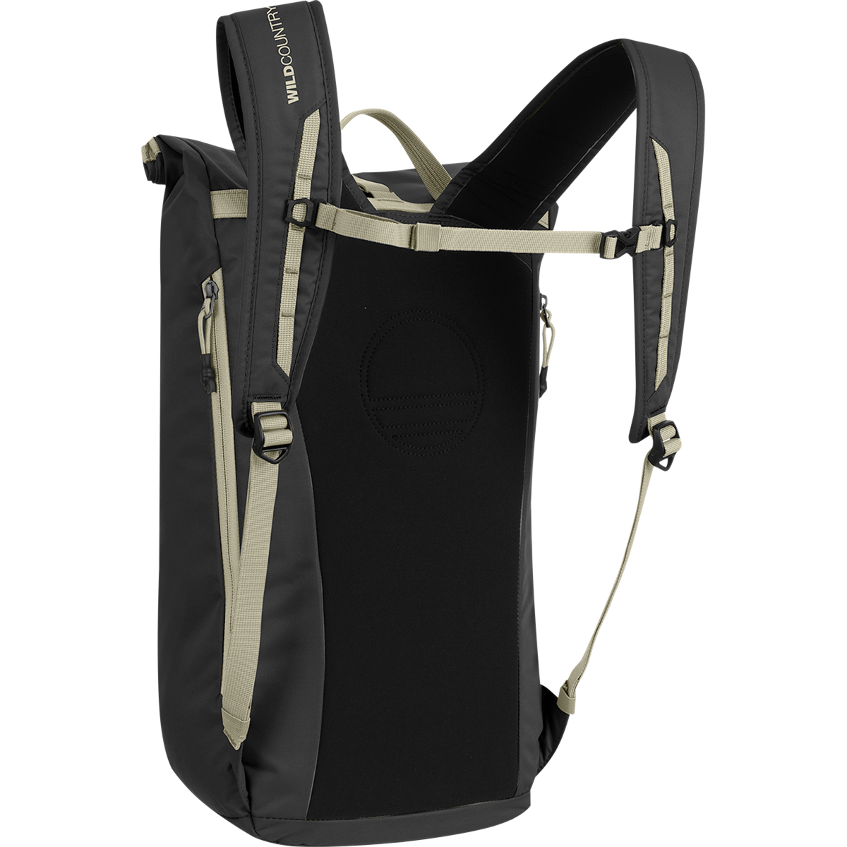 Wild Country Climbing Flow Back Pack - back left angle view onyx