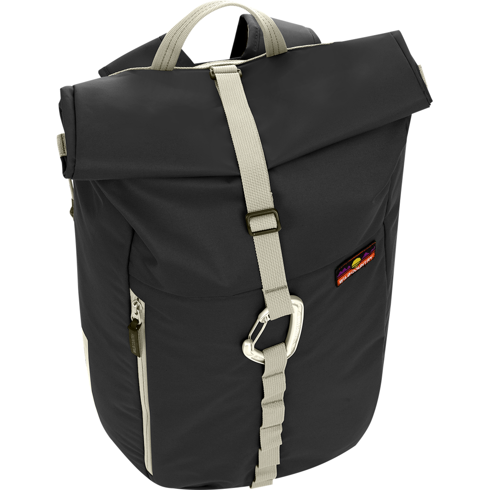 Wild Country Climbing Flow Back Pack - top front angle view onyx