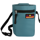 Wild Country Climbing Flow Chalk Bag Outdoor Action Deepwater - Front Angled