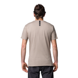 Wild Country Climbing Flow Men's T-Shirt Brindle - Back Fit on Model