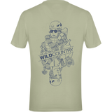 Wild Country Climbing Flow T-Shirt Man Outdoor Action Jade - Back