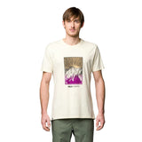 Wild Country Climbing Flow T-Shirt Man Outdoor Action Quartz - Front Fit on Model